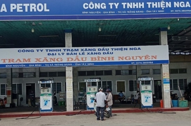 Tây Ninh: Xử phạt Công ty TNHH Thiện Nga tự ý điều chỉnh giá bán lẻ xăng dầu