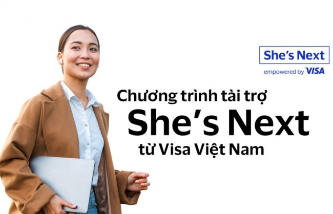 visa cong bo nhung nguoi thang cuoc chuong trinh tai tro shes next tai viet nam