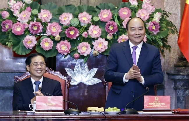Chủ tịch nước làm việc với cán bộ Bộ Ngoại giao về đường lối đối ngoại