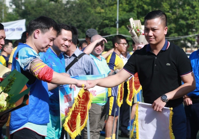 Khai mạc Giải Bóng đá thường niên Đoàn Thanh niên Bộ Tài chính lần thứ 29