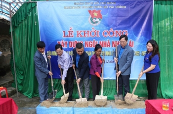 Đoàn Thanh niên Bộ Tài chính khởi công xây dựng nhà tình thương tại Nghệ An
