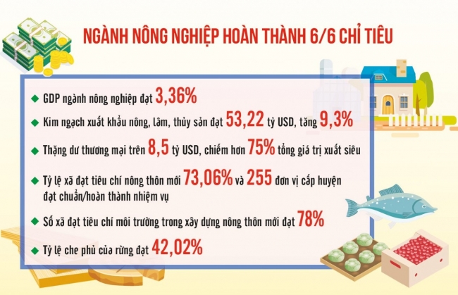 Kim ngạch xuất nhập khẩu ngành Nông nghiệp tăng trưởng ngoạn mục