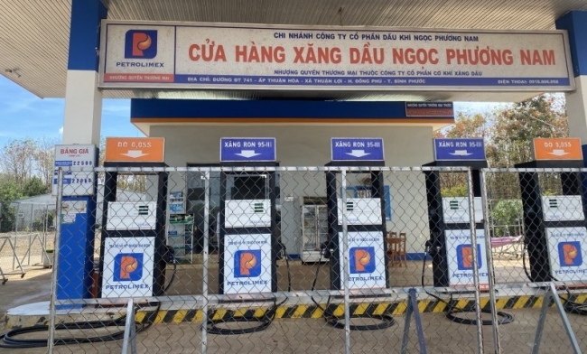 Bình Phước: Xử lý cơ sở kinh doanh xăng dầu ngừng bán hàng trong ngày mùng 4 Tết