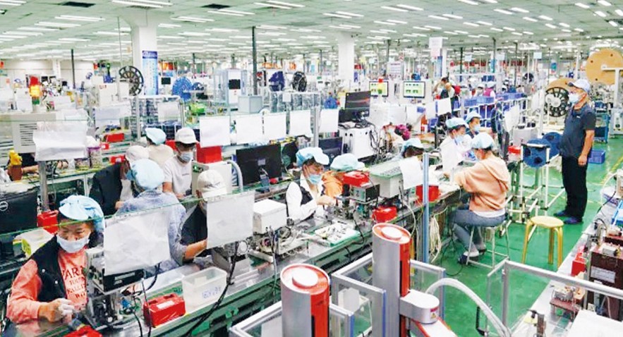 Một nhà máy của Foxconn ở thành phố Trịnh Châu, Trung Quốc.
