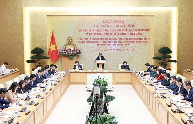 Thủ tướng chủ trì hội nghị phát huy hiệu quả của tập đoàn, doanh nghiệp nhà nước