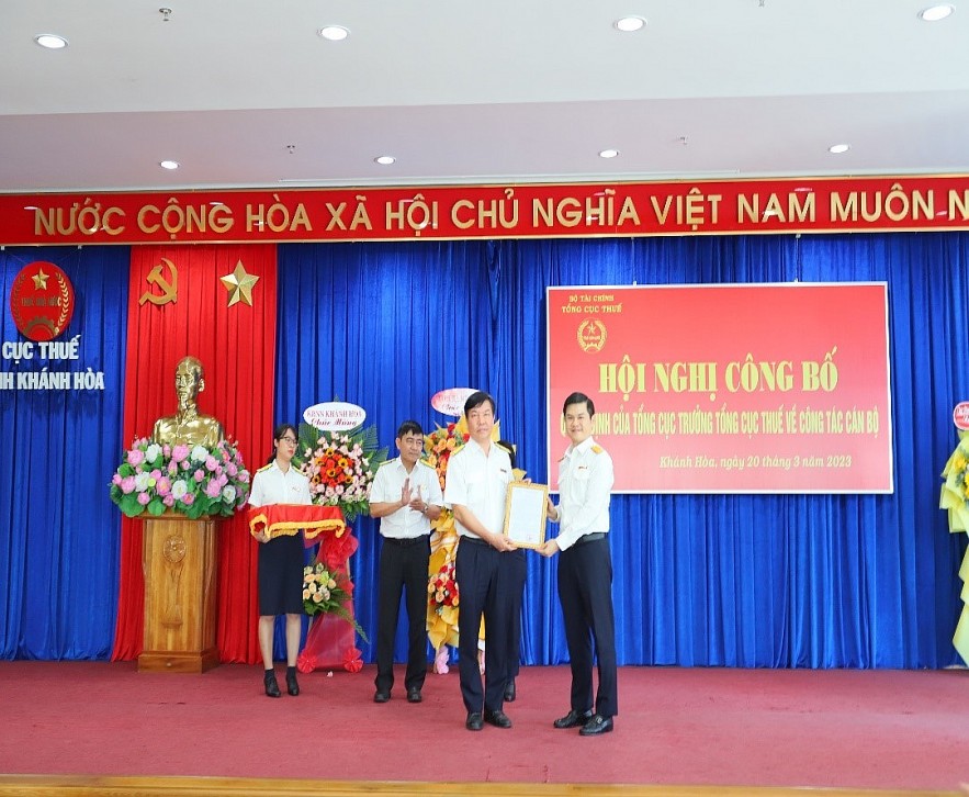 Tổng cục Thuế bổ nhiệm 3 phó cục trưởng Cục Thuế Khánh Hòa