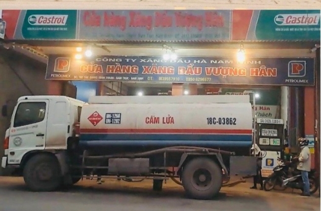 Nam Định: Xử phạt 2 tổ chức phân phối, mua xăng dầu ngoài hệ thống
