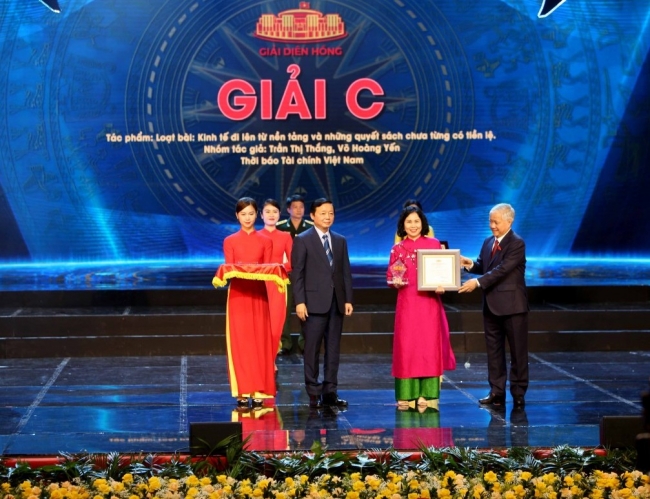 Thời báo Tài chính Việt Nam đoạt giải C Giải Diên Hồng lần thứ Nhất