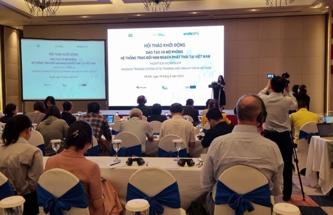 Khởi động hỗ trợ nhận thức về trao đổi hạn ngạch phát thải khí nhà kính tại Việt Nam