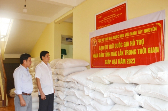 Xuất cấp hơn 585 tấn gạo dự trữ quốc gia hỗ trợ nhân dân ở Đắk Lắk