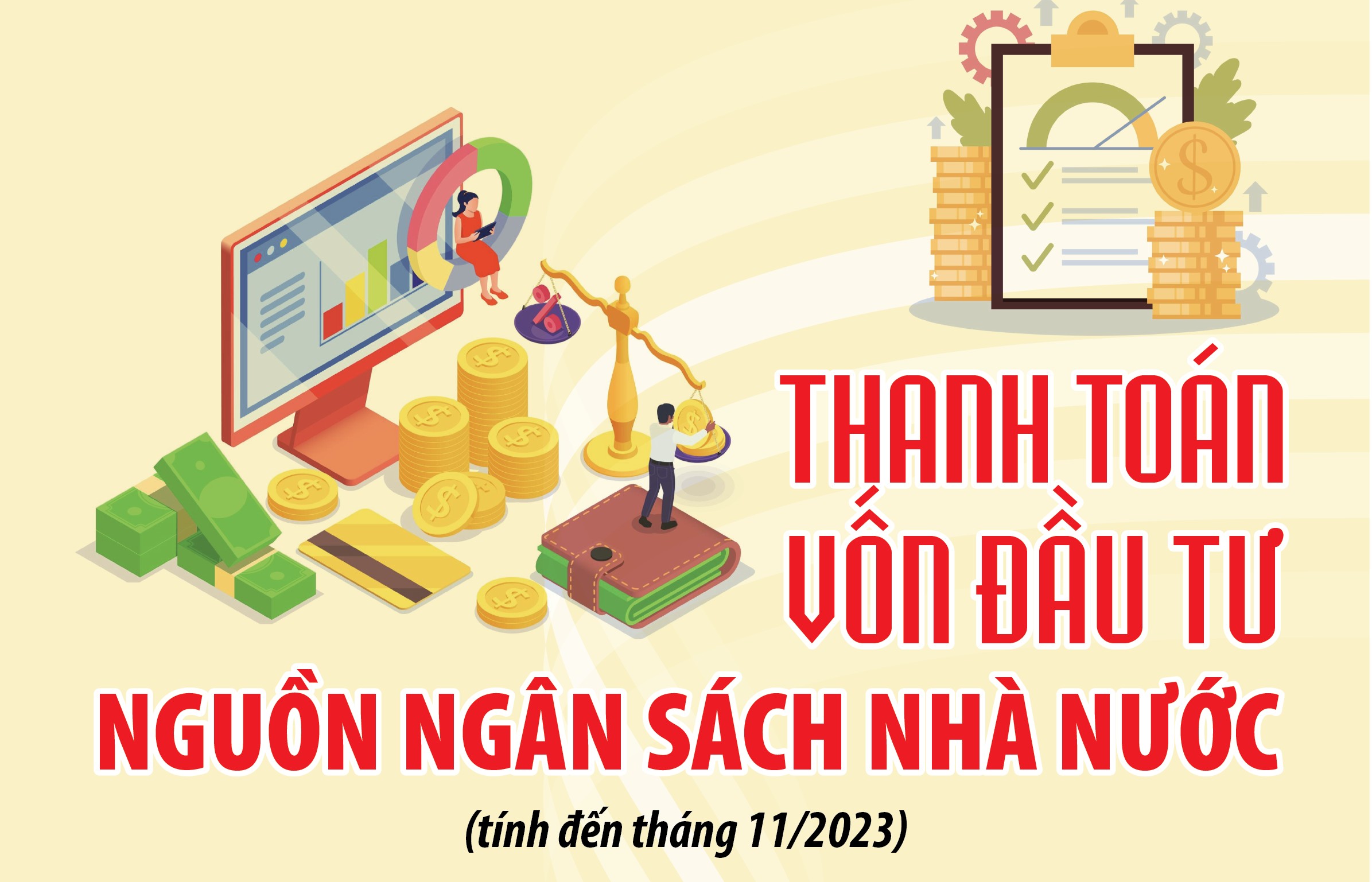 Thanh toán vốn đầu tư công 11 tháng đạt 460.980 tỷ đồng