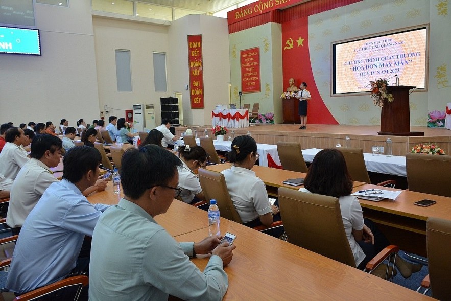 Cục Thuế Quảng Nam tìm ra 19 hóa đơn may mắn trúng thưởng quý IV/2023