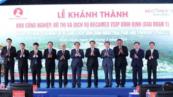 Chủ tịch Quốc hội Vương Đình Huệ dự khánh thành Becamex VSIP Bình Định