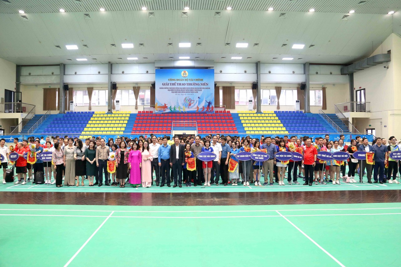 Công đoàn Bộ Tài chính tổ chức khai mạc Giải Thể thao năm 2024 Công đoàn Bộ Tài chính tổ chức khai mạc Giải Thể thao năm 2024