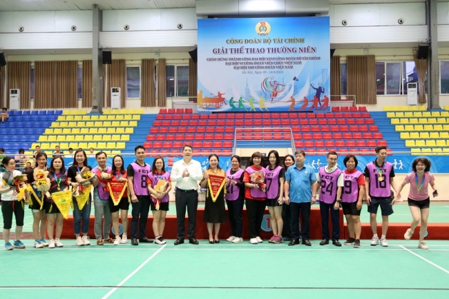 Giải thể thao Công đoàn Bộ Tài chính năm 2024 thành công tốt đẹp