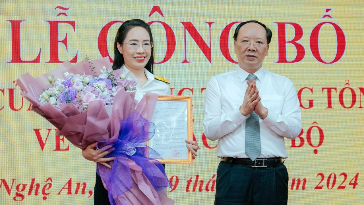 Trưởng Phòng Tuyên truyền Hỗ trợ được bổ nhiệm làm Phó Cục trưởng Cục Thuế Nghệ An