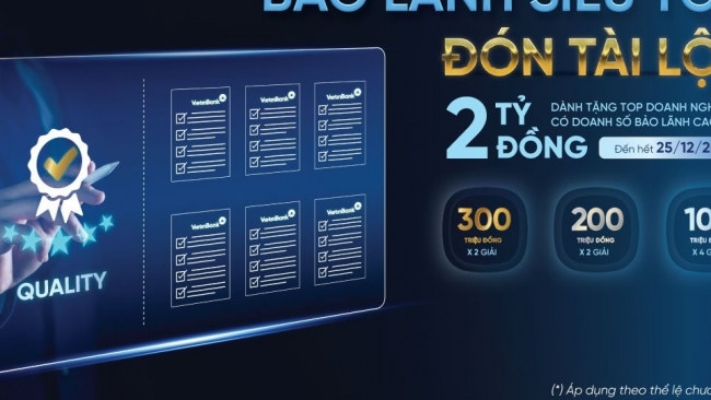 VietinBank tặng 2 tỷ đồng cho khách hàng sử dụng dịch vụ bảo lãnh