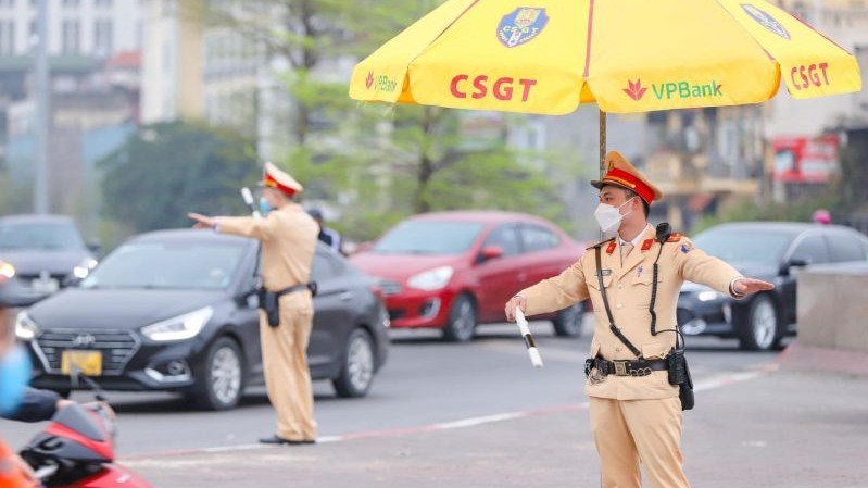 Phân luồng giao thông các tuyến đường ở Hà Nội phục vụ Quốc tang Tổng Bí thư