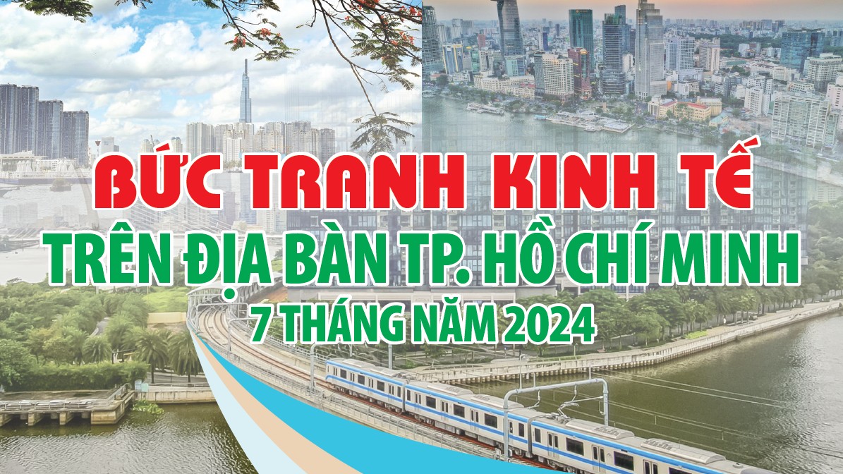 Infographics: Bức tranh kinh tế TP. Hồ Chí Minh 7 tháng đầu năm 2024