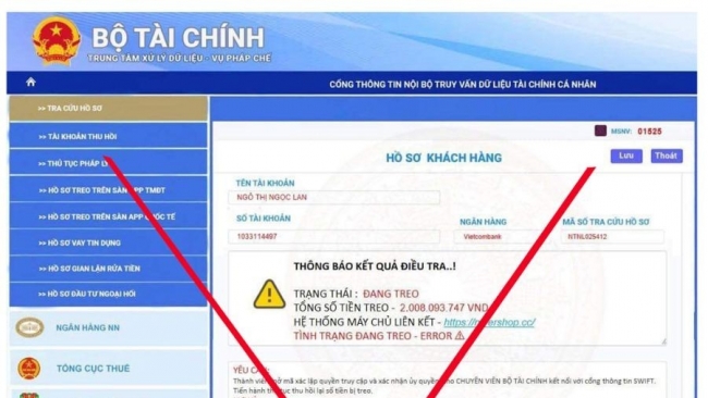 Bộ Tài chính tiếp tục cảnh báo việc giả mạo văn bản, con dấu và website của Bộ
