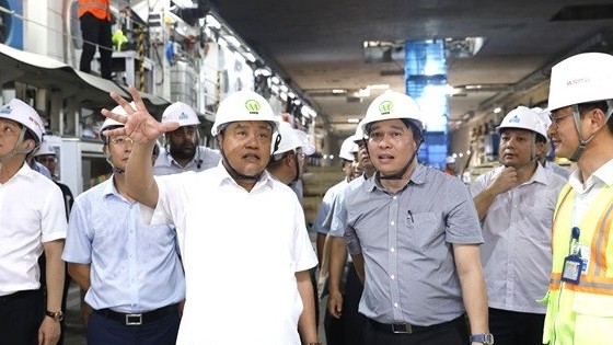 Chủ tịch TP. Hà Nội Trần Sỹ Thanh kiểm tra đốn đốc các dự án trọng điểm