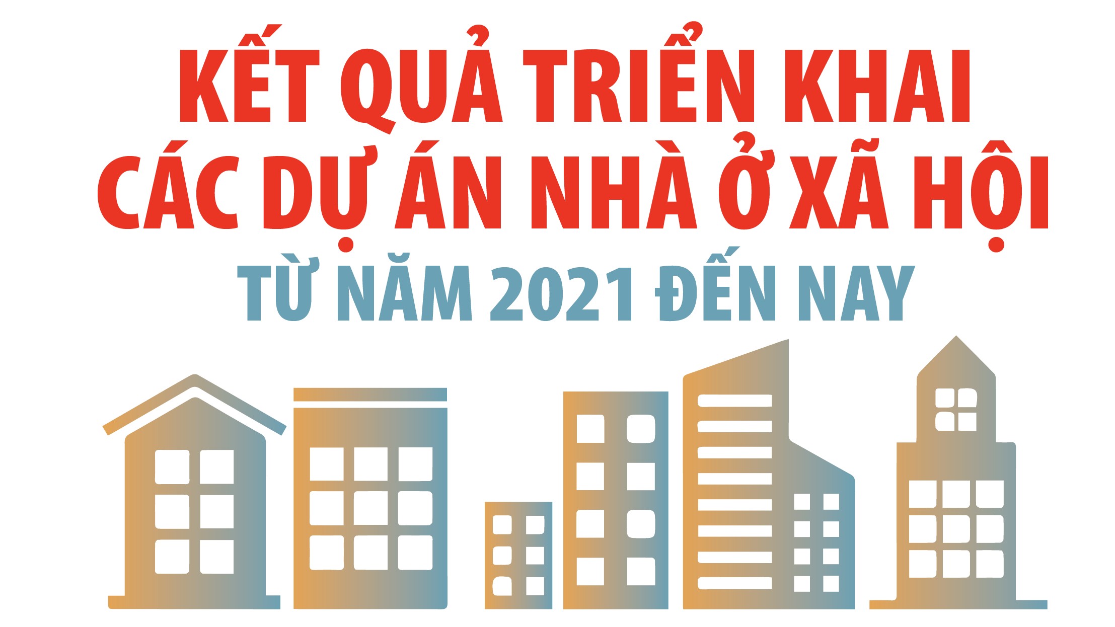 Infographics: Kết quả triển khai các dự án nhà ở xã hội từ năm 2021 đến nay