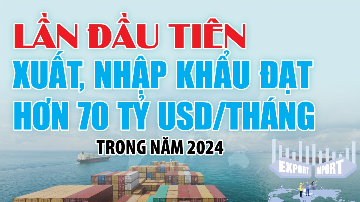 Infographics: Tổng kim ngạch xuất, nhập khẩu hàng hoá của Việt Nam đạt 440,45 tỷ USD