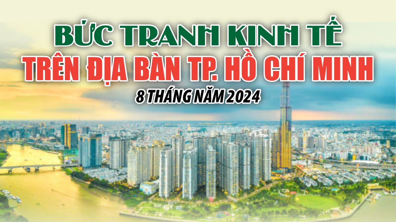 Infographics: Bức tranh kinh tế TP. Hồ Chí Minh 8 tháng năm 2024