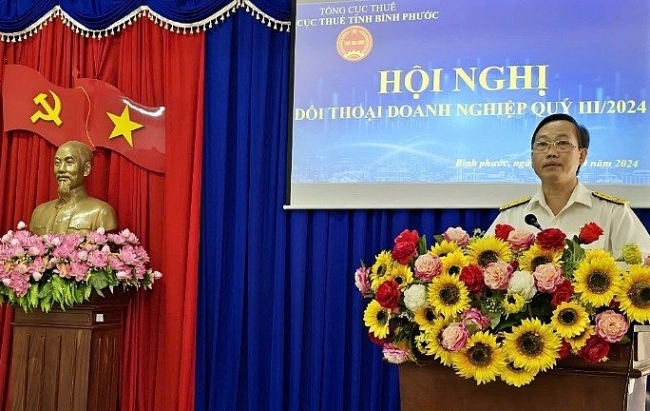 Cục Thuế Bình Phước đối thoại với người nộp thuế quý III/2024
