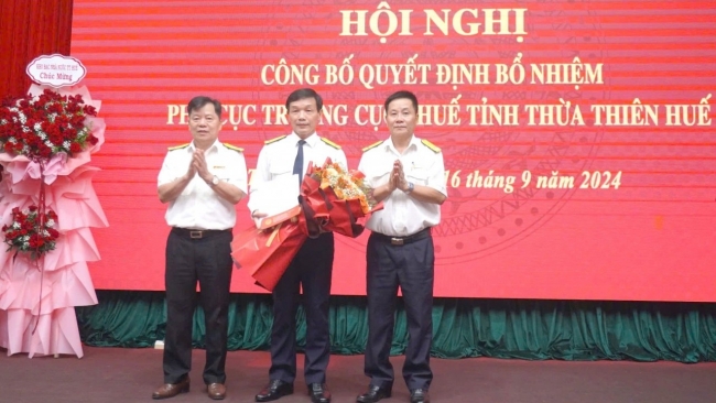 Ông Lê Văn Dũng được bổ nhiệm làm Phó Cục trưởng Cục Thuế Thừa Thiên Huế