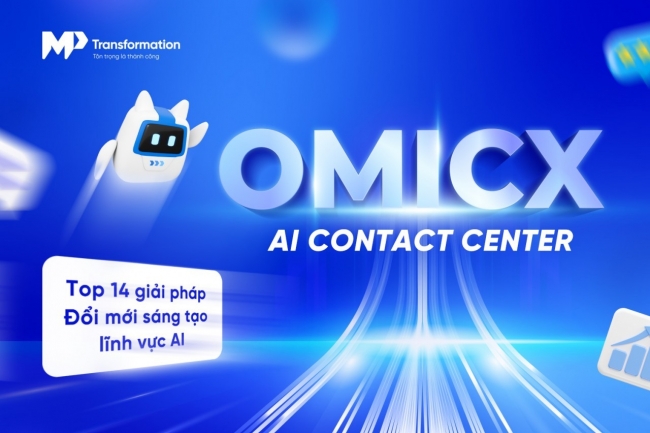 Giải pháp OmiCX – AI Contact Center lọt Top 14 giải pháp Đổi mới sáng tạo lĩnh vực AI
