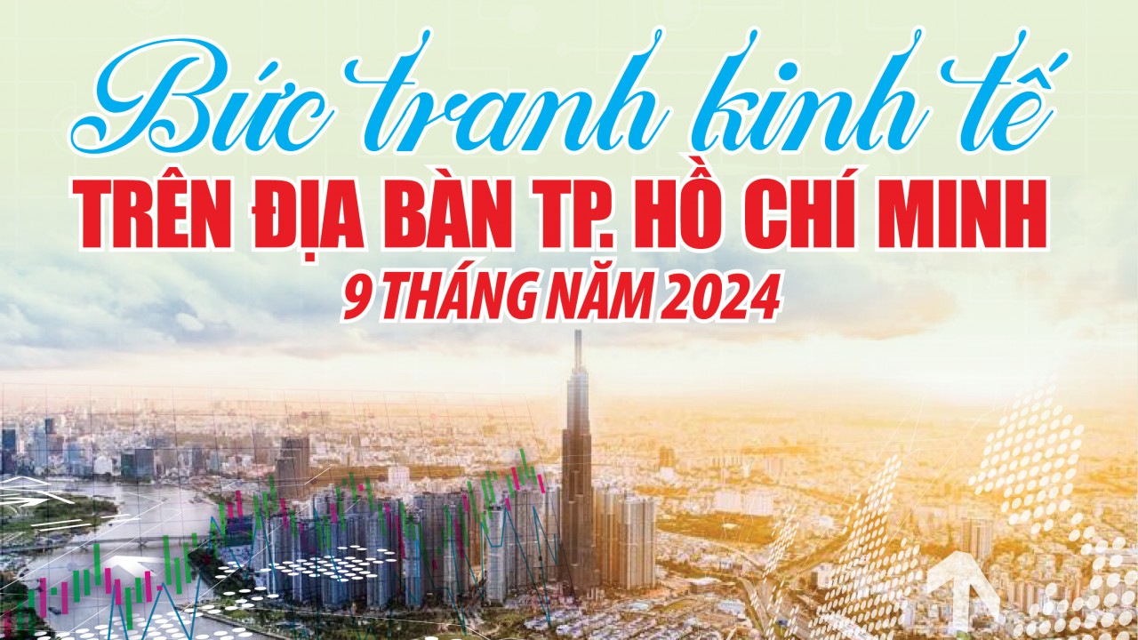 Infographics: Bức tranh kinh tế TP. Hồ Chí Minh 9 tháng năm 2024