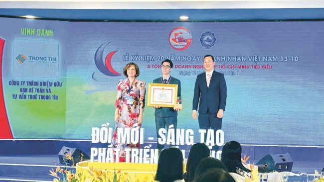 Trọng Tín được vinh danh doanh nghiệp tiêu biểu năm 2024