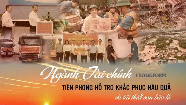 Ngành Tài chính tiên phong hỗ trợ khắc phục hậu quả và tái thiết sau bão lũ