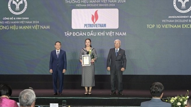 Petrovietnam dẫn đầu Top 10 Thương hiệu mạnh Việt Nam 2024