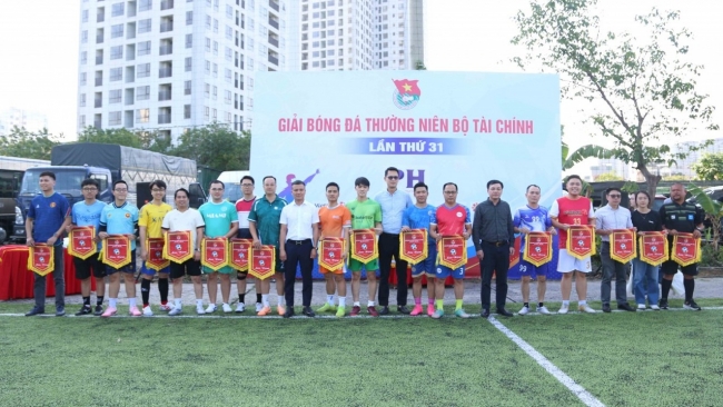 Khai mạc Giải Bóng đá thường niên Đoàn Thanh niên Bộ Tài chính lần thứ 31