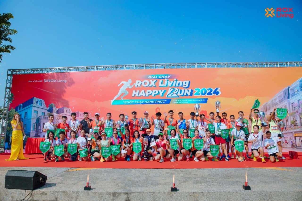 ROX Living Happy Run 2024 - Giải chạy gắn kết cộng đồng xứ Nghệ ROX Living Happy Run 2024 - Giải chạy gắn kết cộng đồng xứ Nghệ