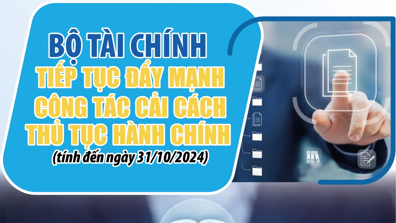 Infographics: Bộ Tài chính đã bãi bỏ 61 thủ tục hành chính