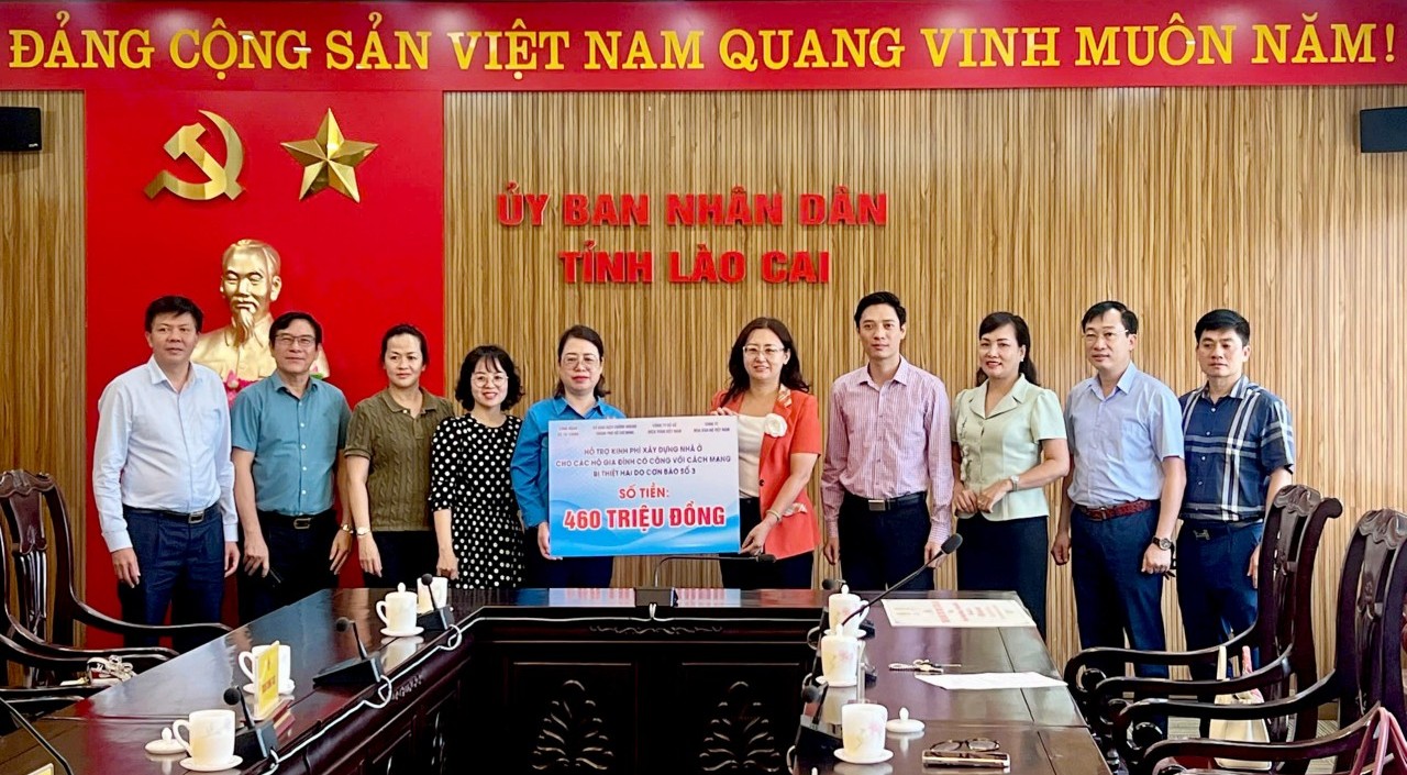 Công đoàn Bộ Tài chính phối hợp với các đơn vị ủng hộ xây nhà cho đồng bào tại Lào Cai