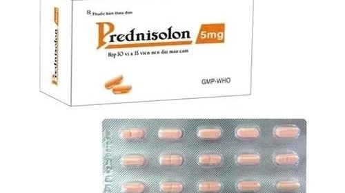 Thu hồi toàn quốc lô thuốc Prednisolon 5mg không đạt chất lượng