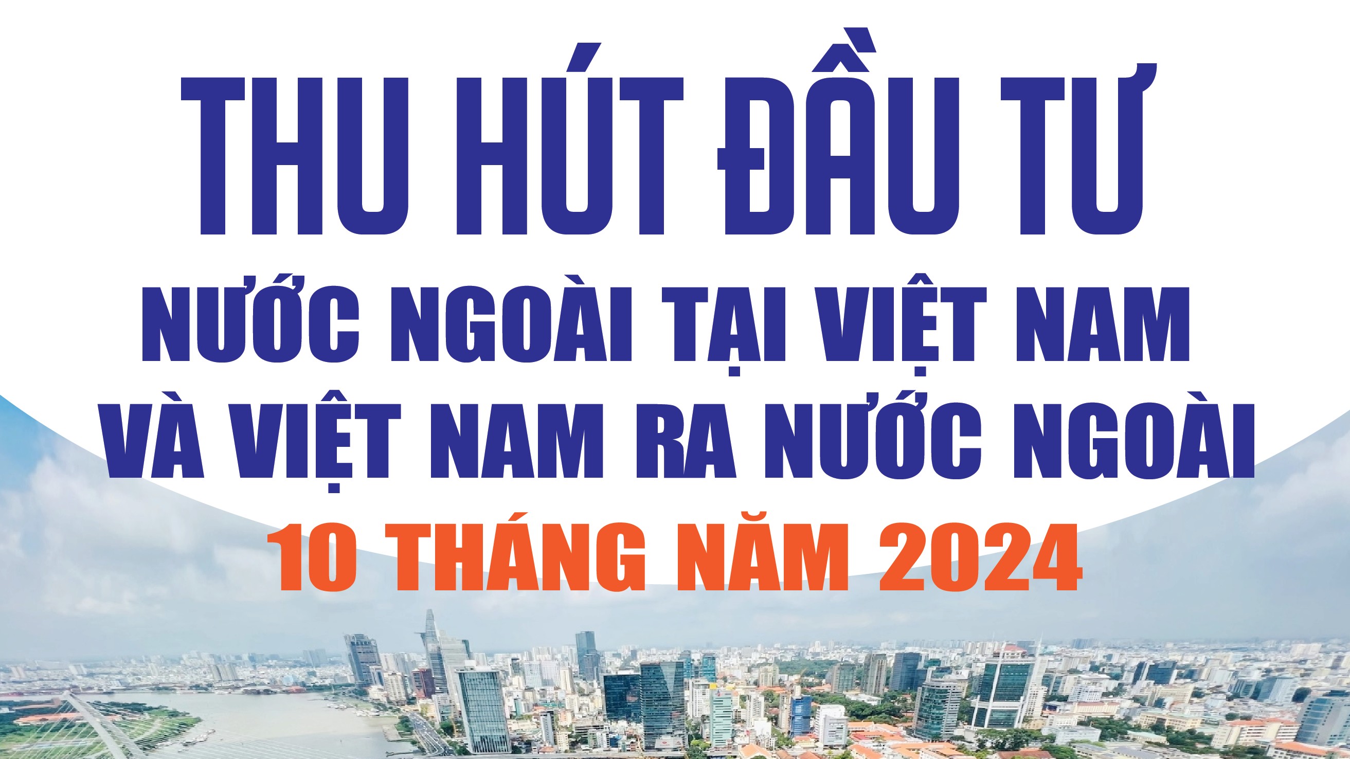 Infographics: Thu hút đầu tư nước ngoài tại Việt Nam và của Việt Nam ra nước ngoài 10 tháng năm 2024