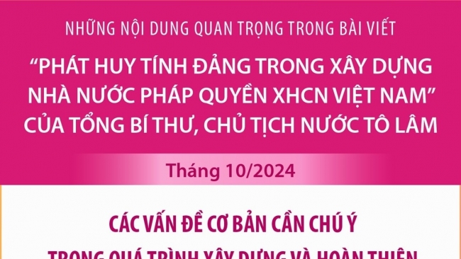 Các vấn đề cơ bản cần chú ý trong quá trình xây dựng Nhà nước pháp quyền xã hội chủ nghĩa