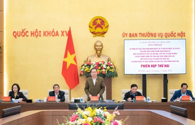 Dự kiến giảm 36% đầu mối các cơ quan của Quốc hội, Ủy ban Thường vụ Quốc hội