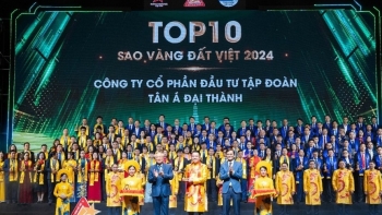 Tập đoàn Tân Á Đại Thành được vinh danh Top 10 Sao Vàng đất Việt 2024