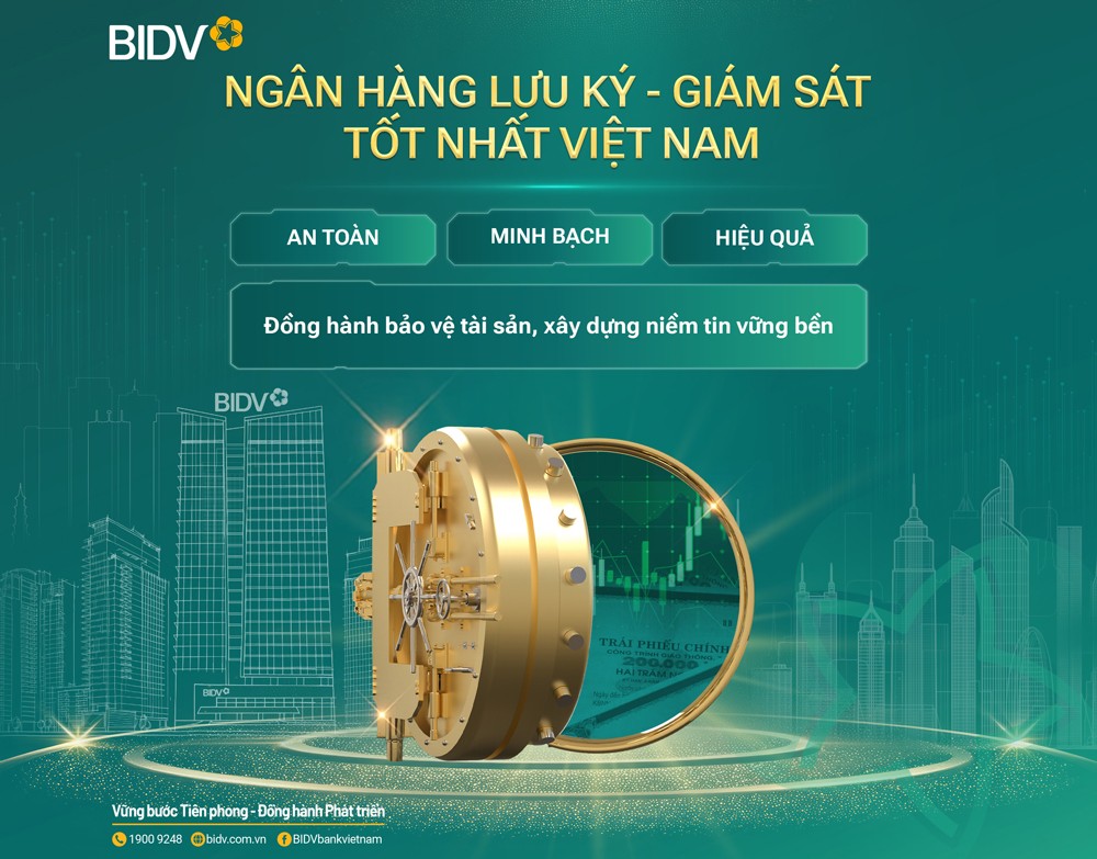 BIDV: Nâng tầm dịch vụ Ngân hàng lưu ký