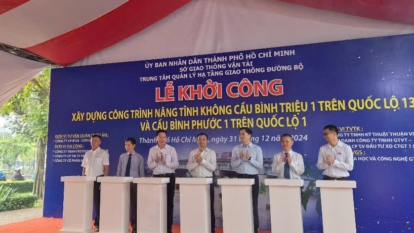 TP. Hồ Chí Minh: Khánh thành và khởi công mới loạt dự án giao thông trọng điểm