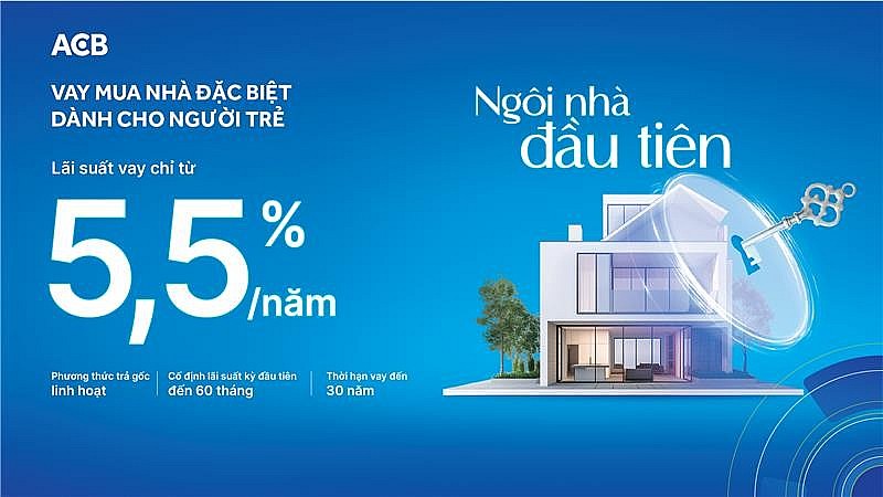 ACB tiên phong tung gói vay “Ngôi nhà đầu tiên” ưu đãi cho người trẻ sau phiên họp Chính phủ