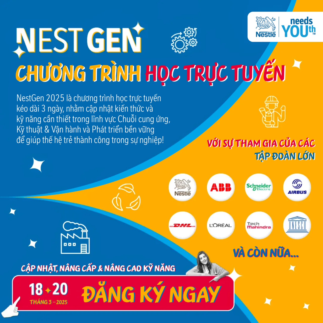 Nestlé Việt Nam giới thiệu NESTGEN 2025 tạo cơ hội phát triển cho thế hệ trẻ