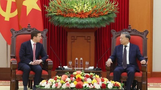 Tổng Bí thư Tô Lâm tiếp Tổng Giám đốc Quỹ đầu tư Warburg Pincus của Hoa Kỳ