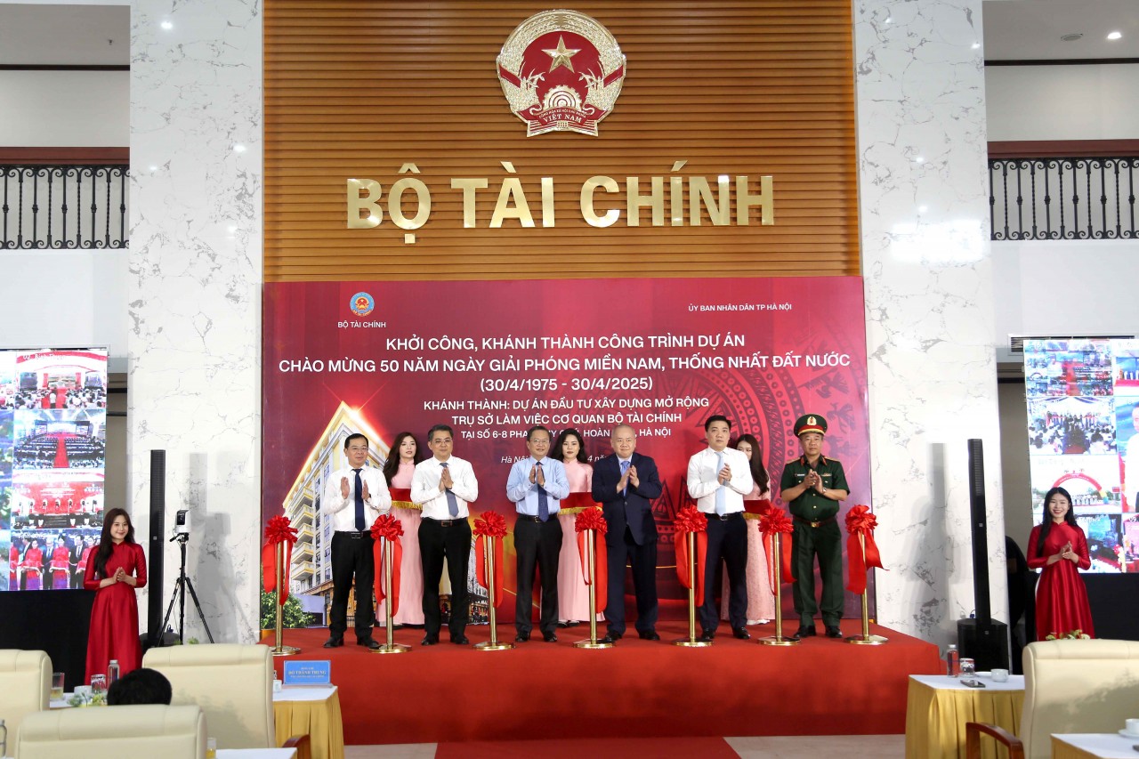 Khánh thành Dự án đầu tư xây dựng mở rộng trụ sở làm việc cơ quan Bộ Tài chính
